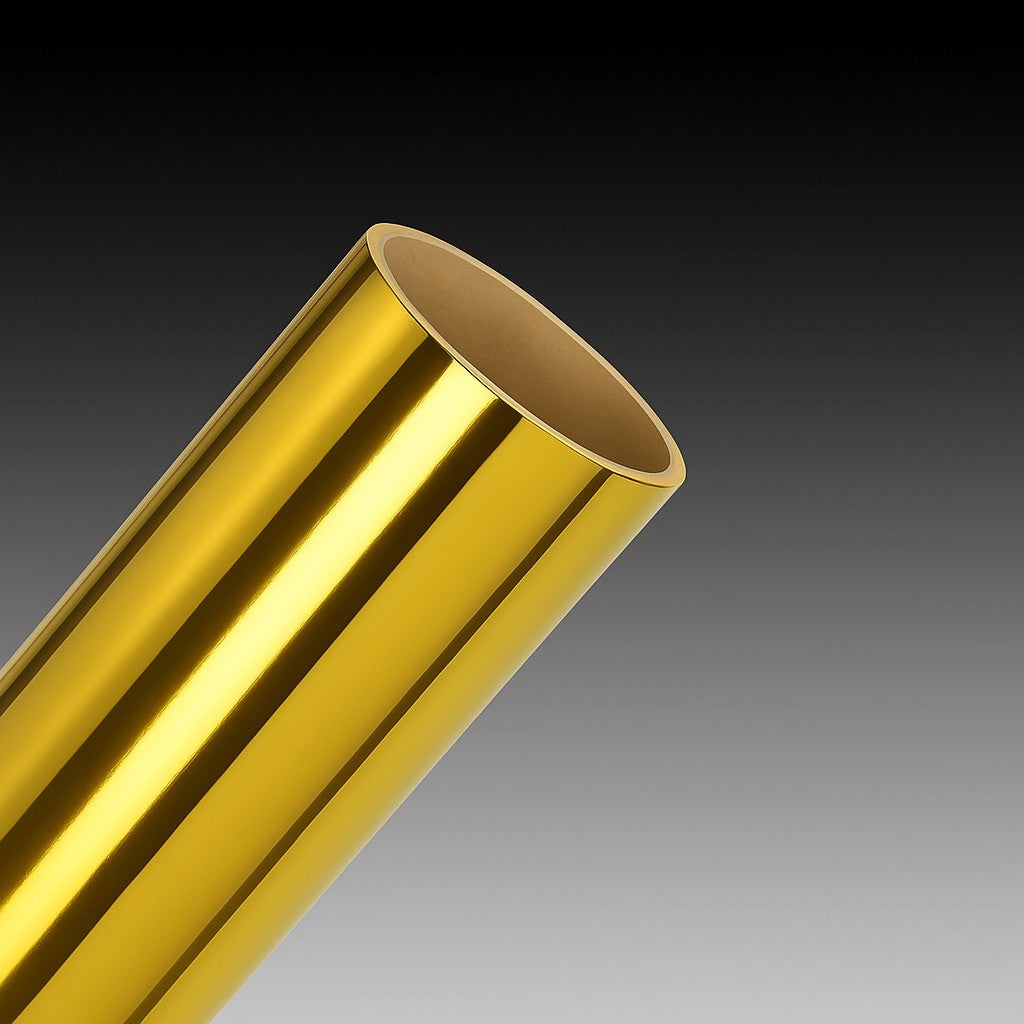 MirrorTek™ MT4 4 Mil Printable Mirror Gold Chrome Vinyl
