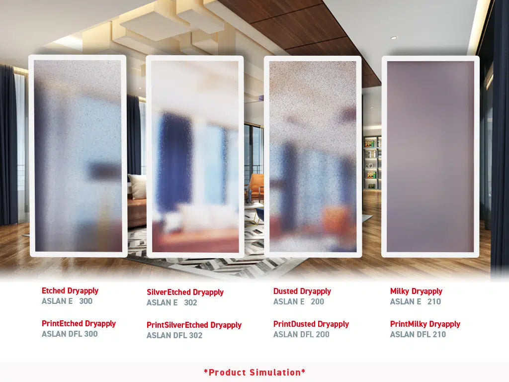 ASLAN® DFL 300 Impresión Grabado Aplicación Seca