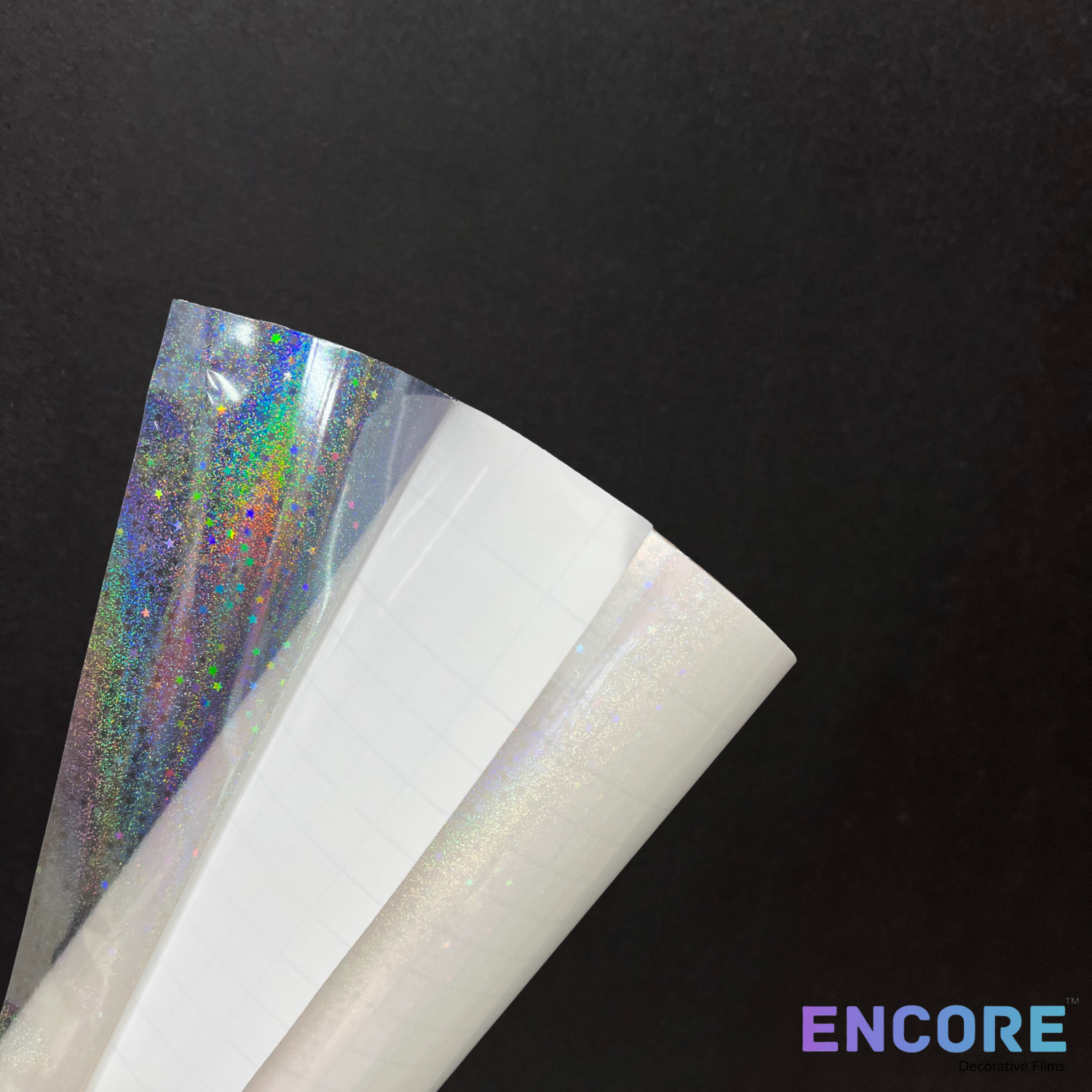 Encore® EFX1500 Rainbow Holo Vinyle adhésif transparent à changement de couleur
