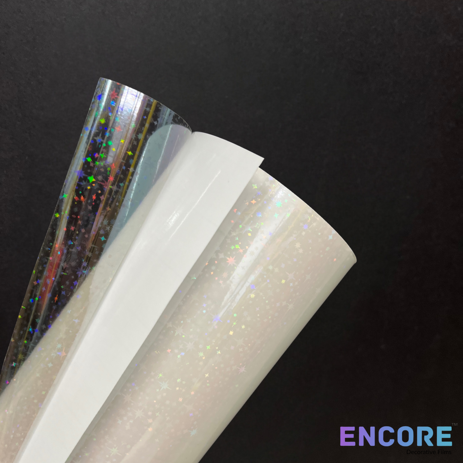 Encore® EFX1500 Rainbow Holo Vinyle adhésif transparent à changement de couleur