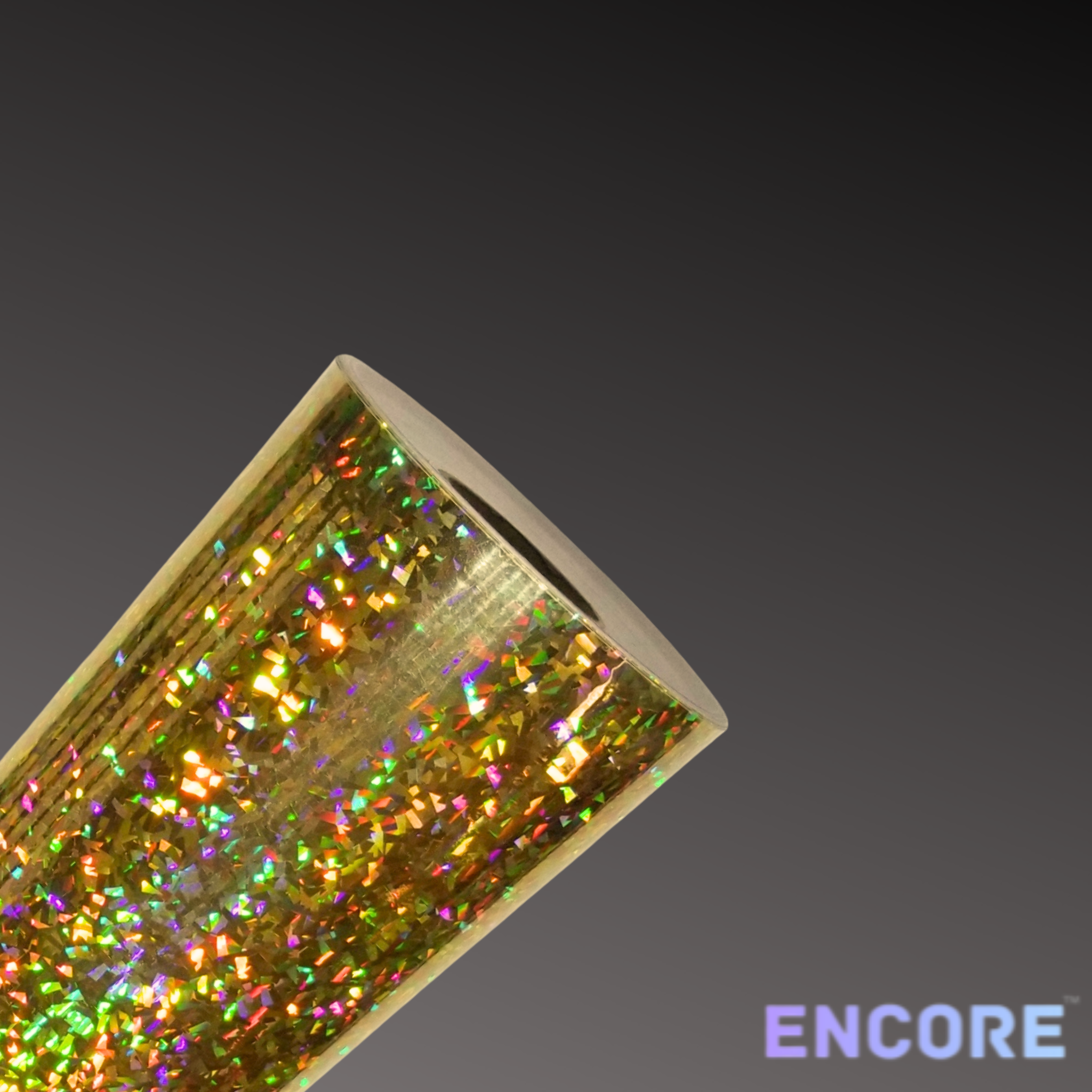 Vinyle adhésif holographique à cristaux argentés Encore® EFX21