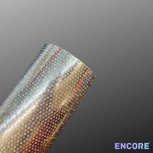 Vinyle adhésif encore® EFX21, cœurs en relief argentés