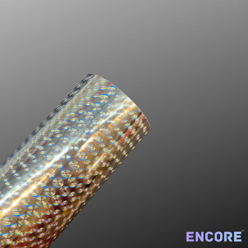 Vinyle adhésif holographique Encore® EFX21 Silver Bubbles