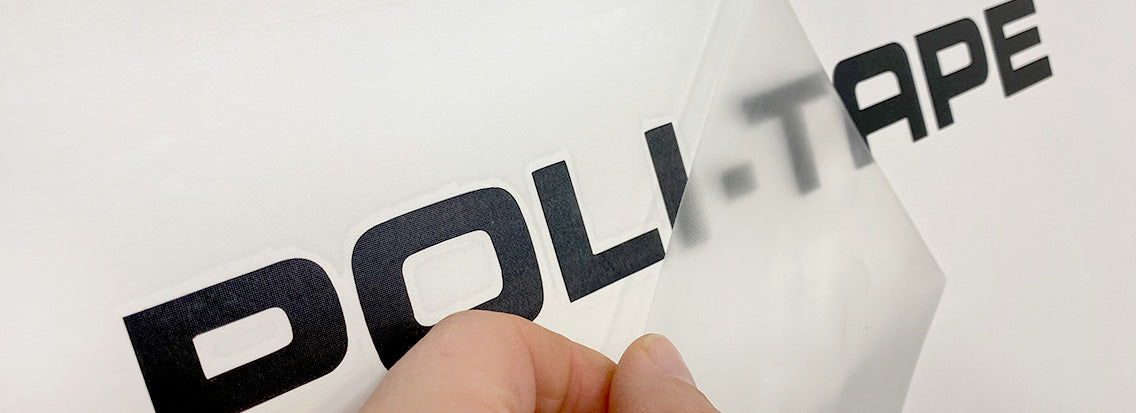 POLI-TAPE® PT 160 Clear Medium Tack Application Tape