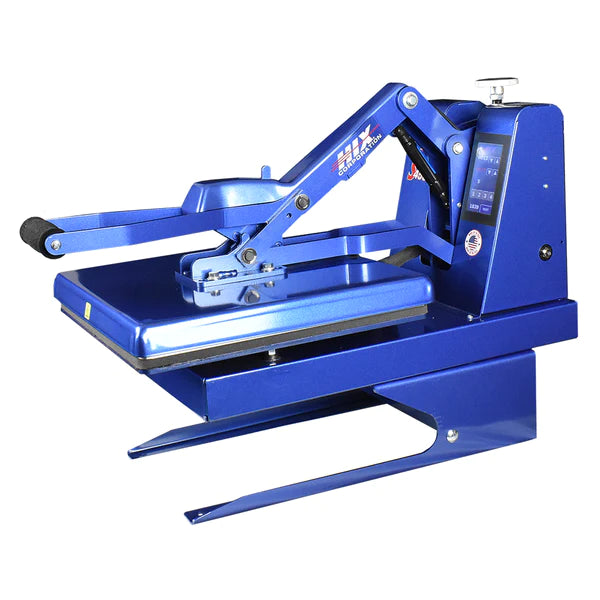 Prensa térmica de concha de almeja con apertura automática HIX S-450 de 15"x15"