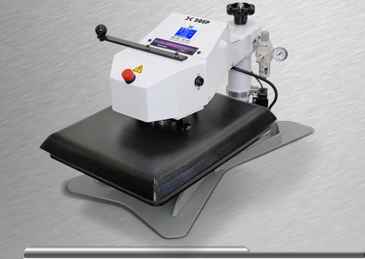 Prensa térmica abatible operada por aire Geo Knight de 16"x20" (DK20SP)