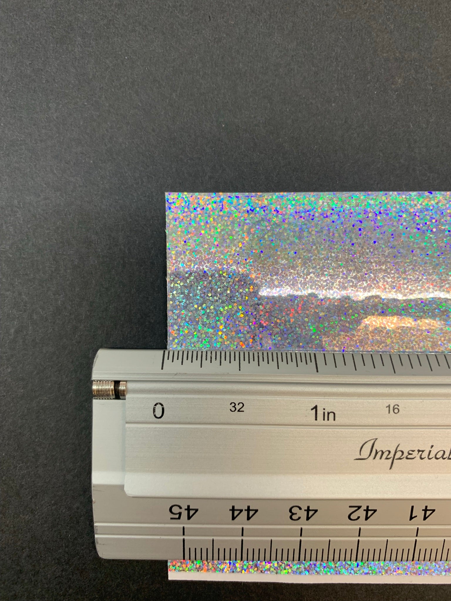 Vinyle adhésif holographique à paillettes argentées Encore® EFX21