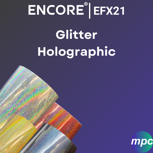 Encore® EFX21 Glitter Holographic Adhesive Vinyl