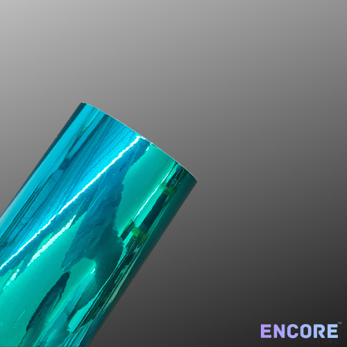 Vinilo adhesivo color verde azulado espejo Encore® EFX21