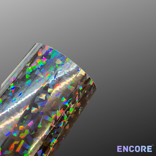 Vinilo adhesivo holográfico de cristal de bronce Encore® EFX21