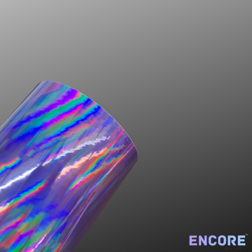Vinilo adhesivo holográfico violeta Encore® EFX21