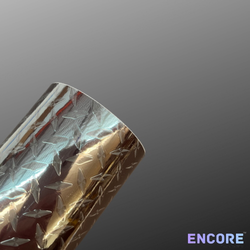 Vinyle adhésif à plaque diamantée Gunmetal Encore® EFX21