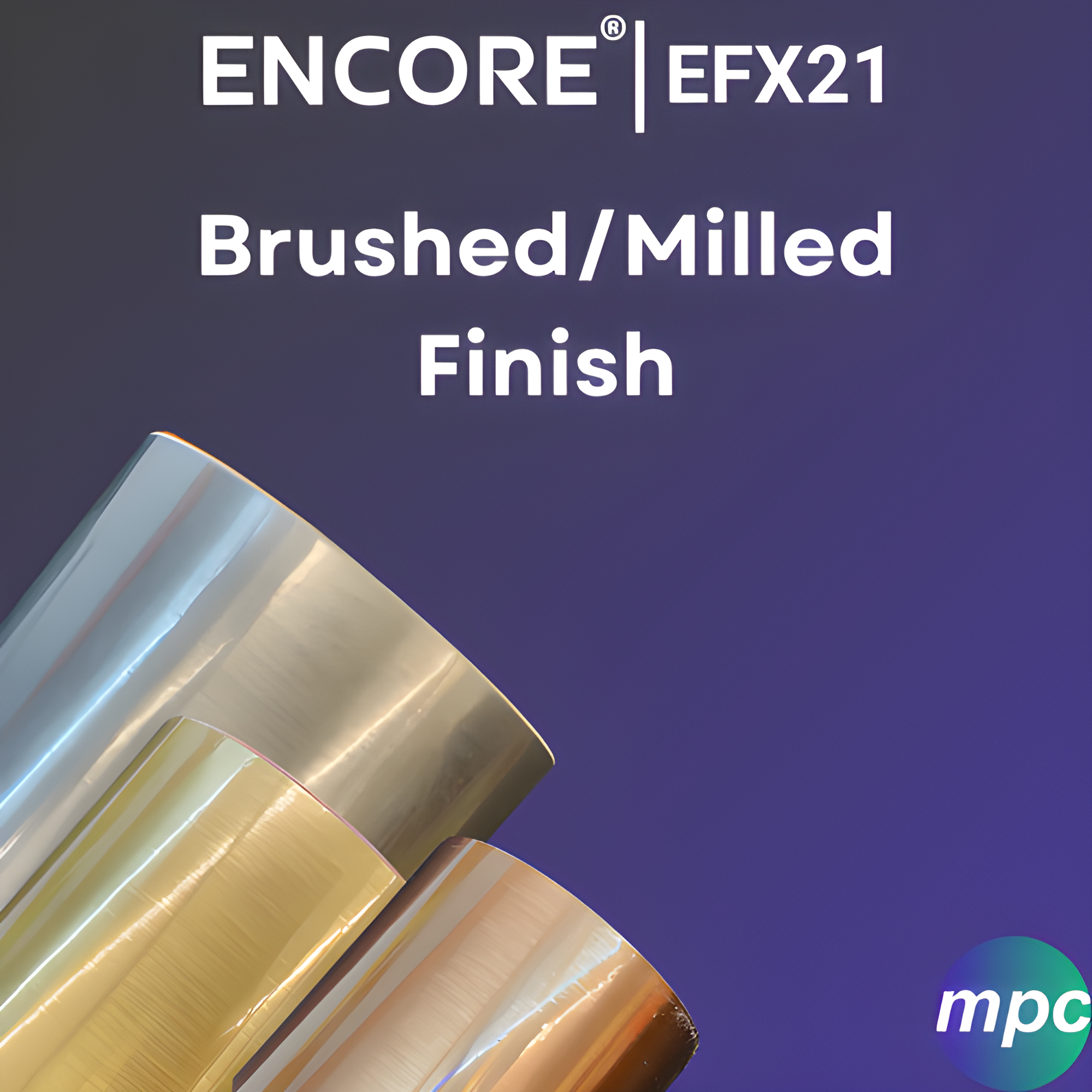 Encore® EFX21 Brushed/Milled Finish Adhesive Vinyl