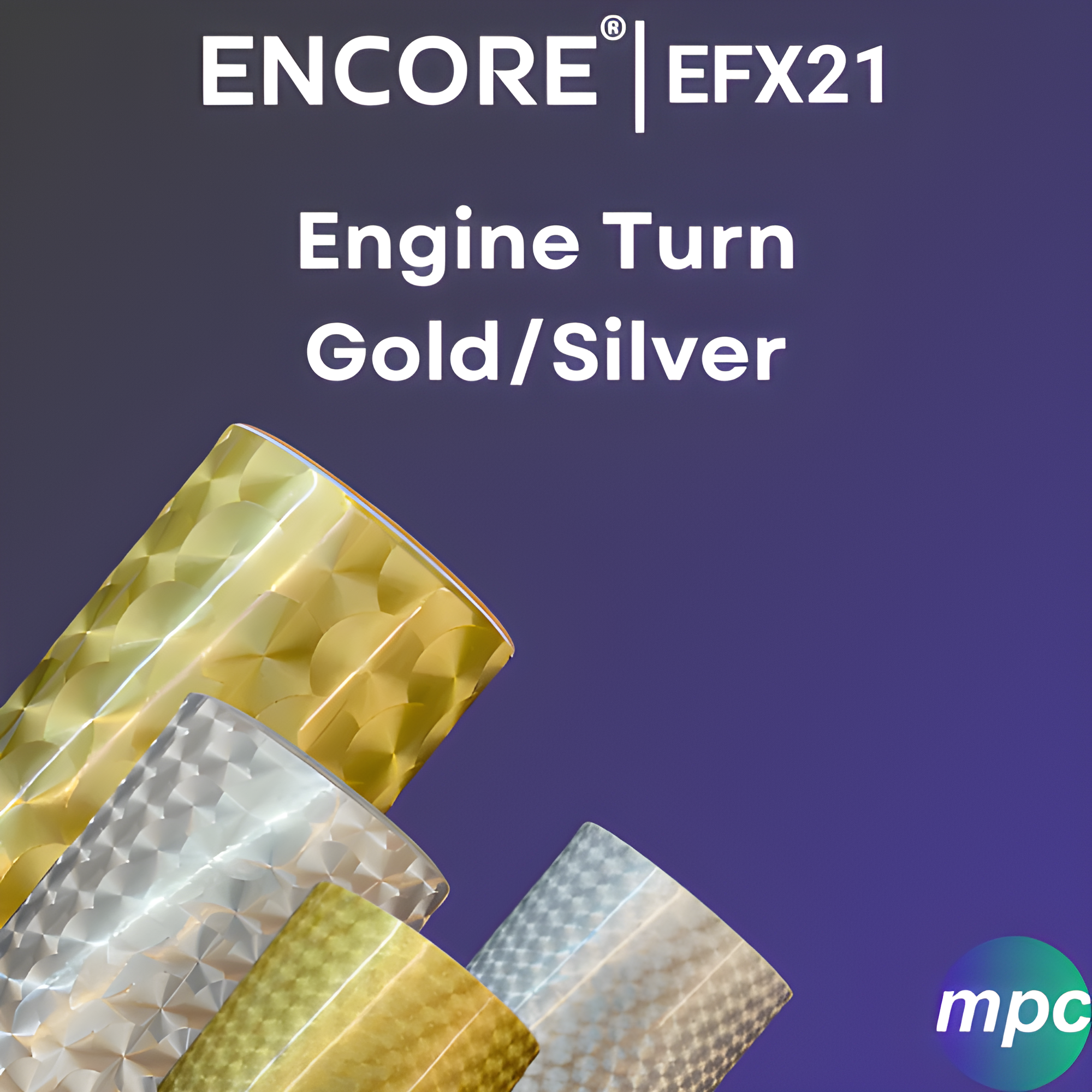 Encore® EFX21 Engine Turn Adhesive Vinyl