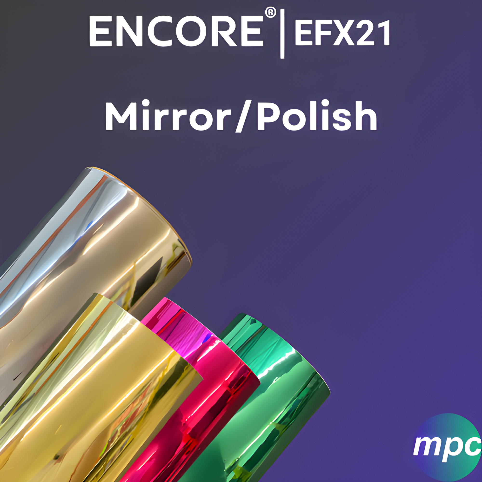 Encore® EFX21 Mirror/Polished Adhesive Vinyl