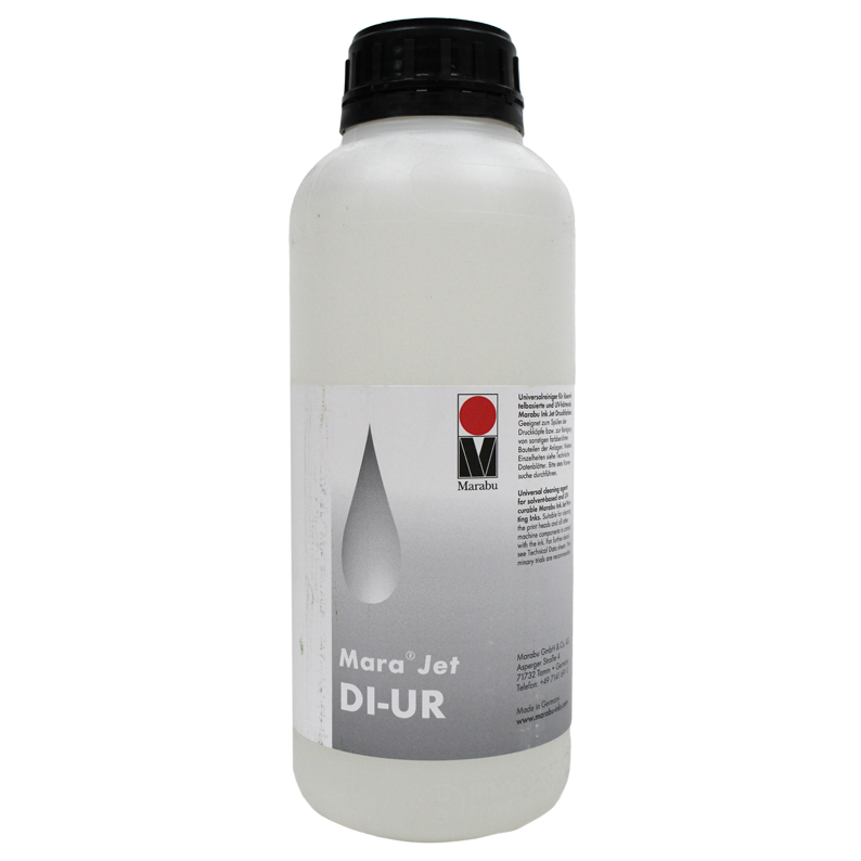 Solution de nettoyage au solvant MaraJet® DI-UR pour Mutoh, Roland, Mimaki (bouteille d'un litre) 