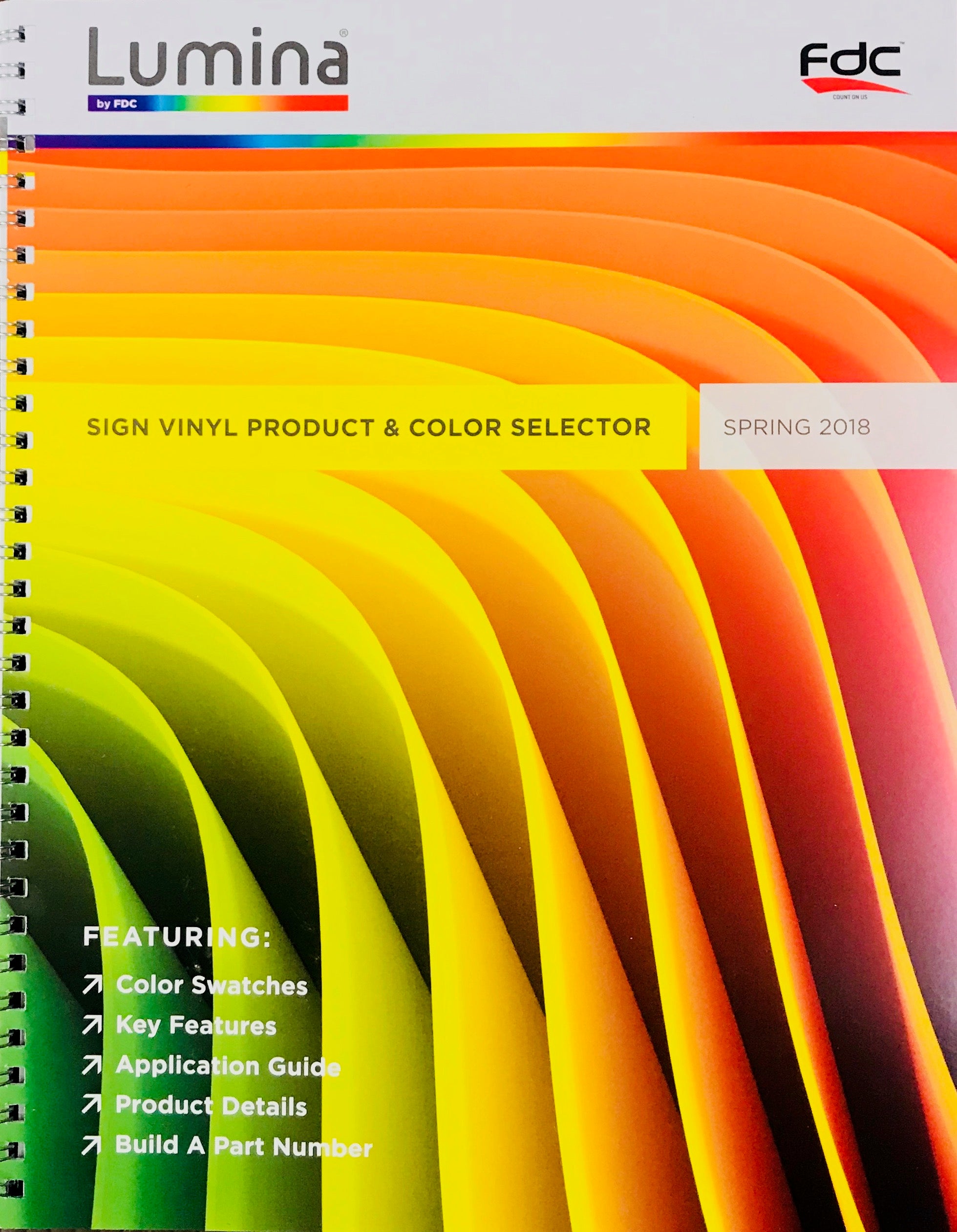 Carta de colores de vinilo Lumina® by FDC Sign