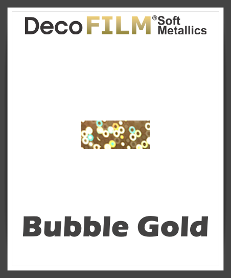DecoFilm Motifs métalliques doux – Vinyle de transfert thermique – 19,5" x 9,1 m 