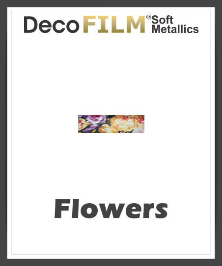 DecoFilm Motifs métalliques doux – Vinyle de transfert thermique – 19,5" x 5 mètres 